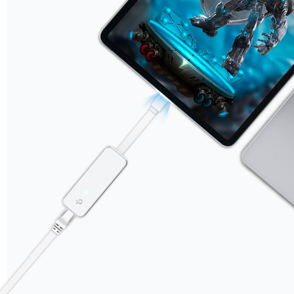 TPLink USB Type-C to RJ45 Gigabit Ethernet Network Adapter (UE300C) TPLink USB Type-C to RJ45 Gigabit Ethernet Network Adapter (UE300C)